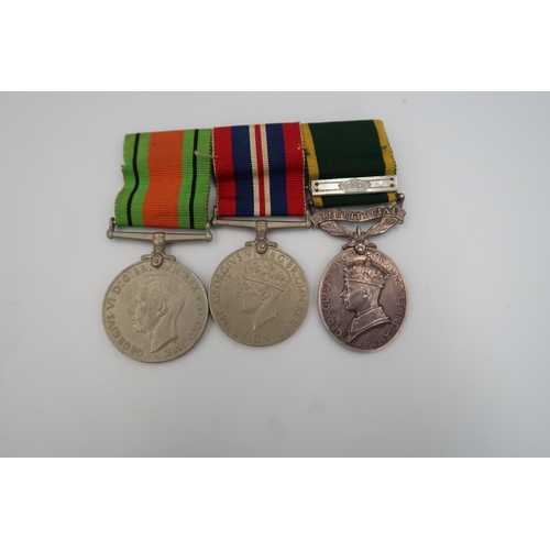 545 - A group of medals awarded to A D Bullin, Battery Quartermaster Sergeant, 4529278, Royal Artillery, 1... 