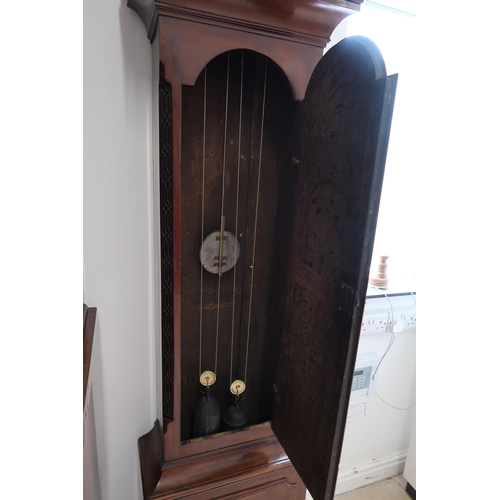 620 - An 8 day early 19th century longcase clock by Joseph Lamb of Southark, brass dial with seconds and s... 