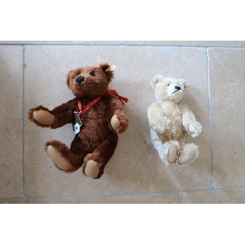 505 - Two Steiff teddies, one with Louisiana Purchase Exhibition Medallion