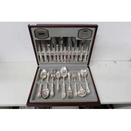 488 - A Viners six person cutlery set - one large fork missing