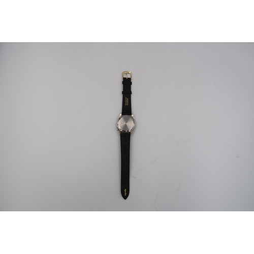 280 - A gents Citizen automatic wristwatch in stainless steel case, black enamel dial with baton markers 2... 