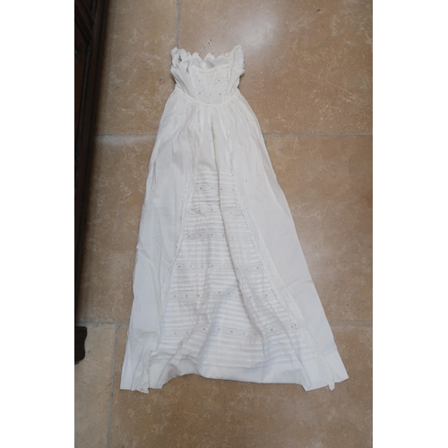 520 - A selection of eight children's Christening gowns, various sizes and designs