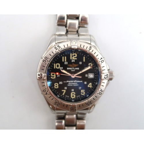 266 - A gents Breitling Colt Superocean wristwatch, serial number 15820, Automatic A17040 - boxed with pap... 