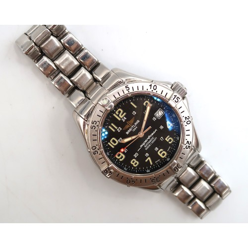 266 - A gents Breitling Colt Superocean wristwatch, serial number 15820, Automatic A17040 - boxed with pap... 