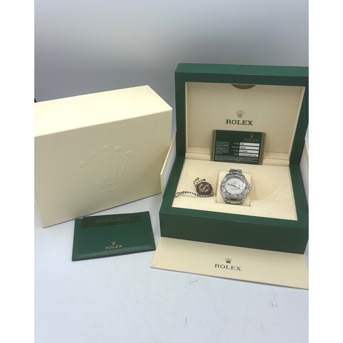 A Rolex Yachtmaster Oyster Perpetual wristwatch - 40mm dial - serial number 2794900 model 16622 - with Rolex boxes, papers and card - in working order, some light surface scratches