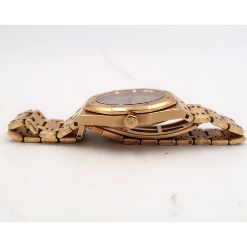 253 - An Audemars Piguet Royal Oak Limited Edition 18ct rose gold - serial 15097OR/O/0789OR/01 - dated 25/... 