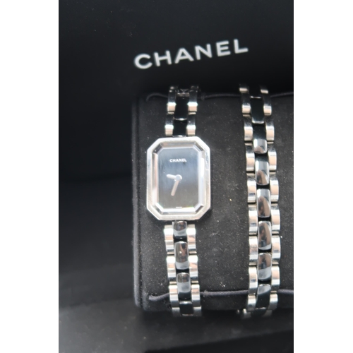 275 - A Chanel Premiere ladies watch, working in saleroom and with box