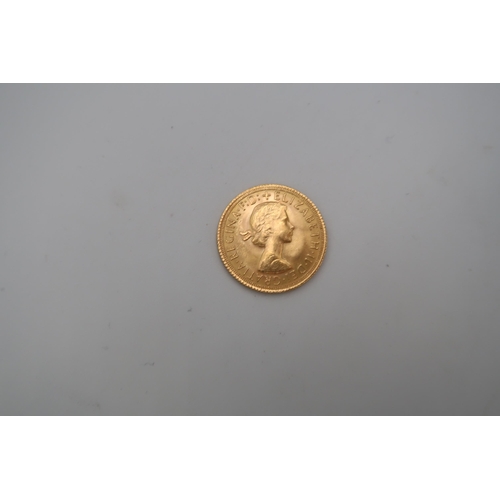 391 - A 1968 Elizabeth II full sovereign 7.98 Grams 22ct gold.