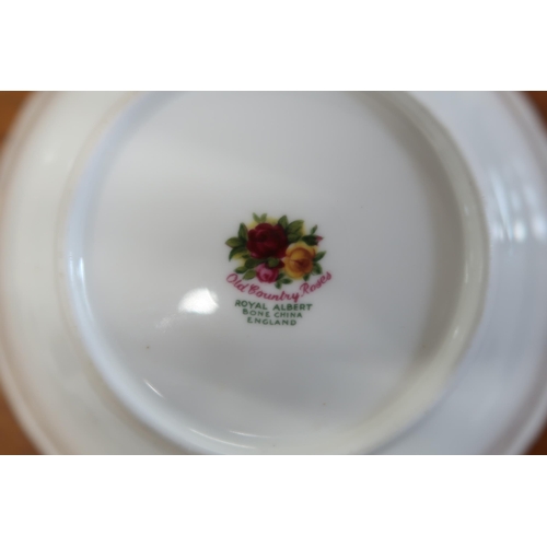 448 - A Royal Albert Old Country Roses part Dinner service, includes six small bowls diameter 16cm, six di... 