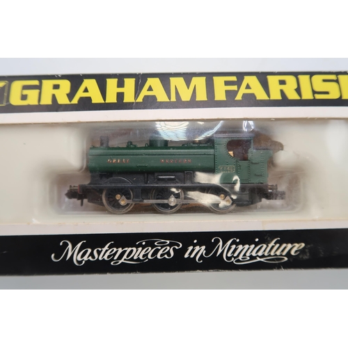 504 - A Graham Farish N gauge locomotive No 1114 5700 class, Pannier Tank - GWR Livery (boxed) and a Bachm... 