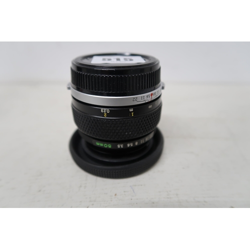 515 - An Olymnpus OM Macro F3.5/50mm lens.