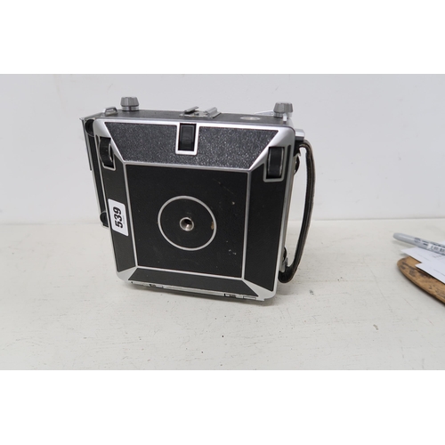 539 - A Linhof camera with Xenar F4.5/150 lens.