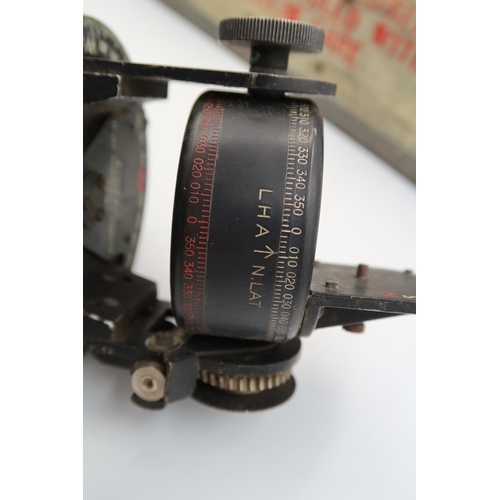 545 - An Air Ministry Astro compass Mk II 6.A/1174, boxed, used by RAF bomber aircraft circa WWII