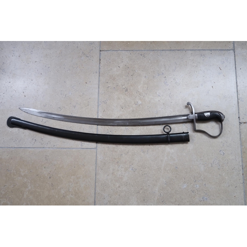 554A - A M1849 Imperial German Artillery Sword and Scabbard. Scabbard marked A.M.G. 6.103 (Artillerie Munit... 