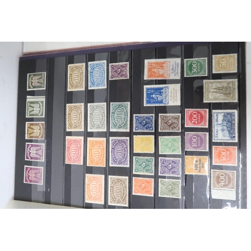 460 - A stamp album containing pre and post WWII German stamps.