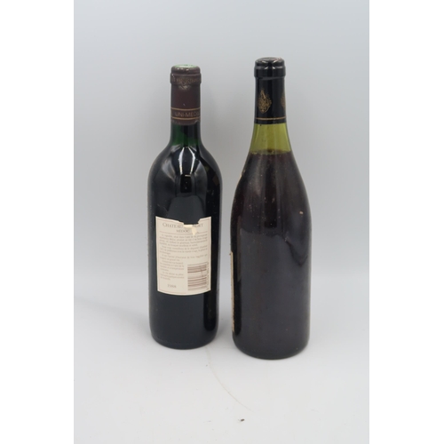 533 - A 75cl bottle of Chateau Belfort, and a 1979 Nuits St George.