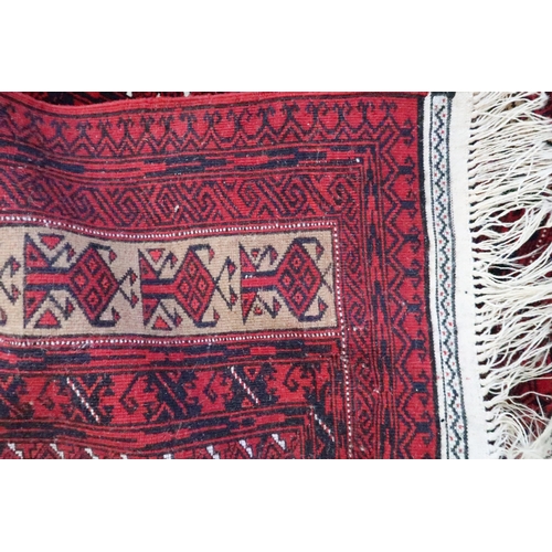 574 - An Afghan Baluch central Tree of Life design, 95cm wide x 152cm long