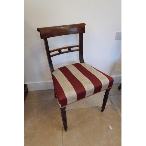 633 - A set of six good quality 19th century mahogany dining chairs - all in good condition