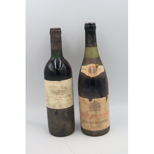 531 - A 75cl bottle of Chateau Belfort, and a 1979 Nuits St George.