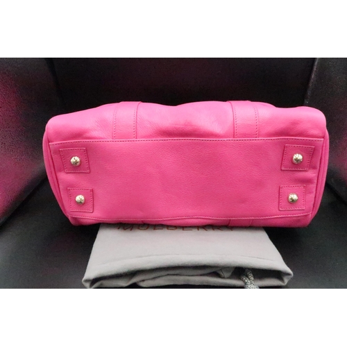 450 - A Mulberry Bayswater handbag, Fuscia pink with gold  coloured hardware - in brand new condition with... 