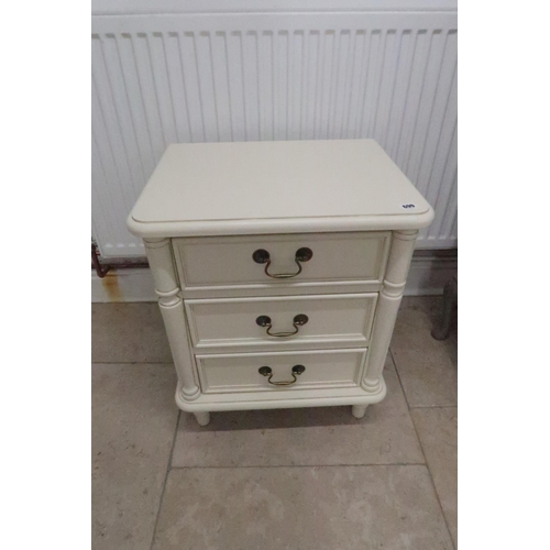 699 - A Laura Ashley three drawer chest - 62cm x 50cm