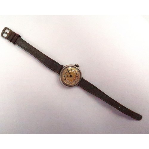  A solid silver 925 ladies 1928 watch , requires a service