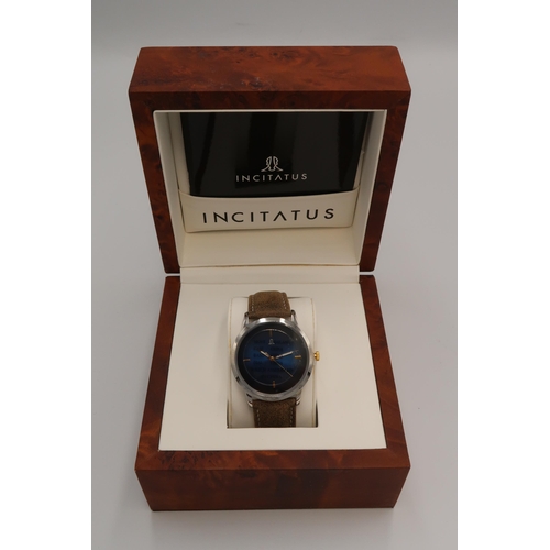 264 - An Incitatus Darley limited edition watch designed by Thompson and Troth, with Ronda quartz movement... 