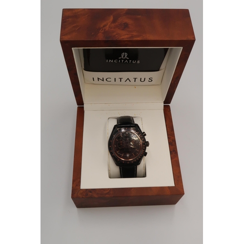 266 - An Incitatus Byerley limited edition watch designed by Thompson and Troth, with Ronda quartz movemen... 