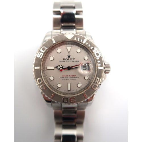 282 - A Rolex Yachtmaster Oyster Perpetual wristwatch - 40mm dial - serial number 2794900 model 16622 - wi... 