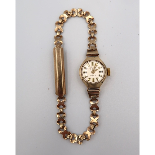 276 - A 9ct Avia ladies wristwatch, approx 10.8 grams