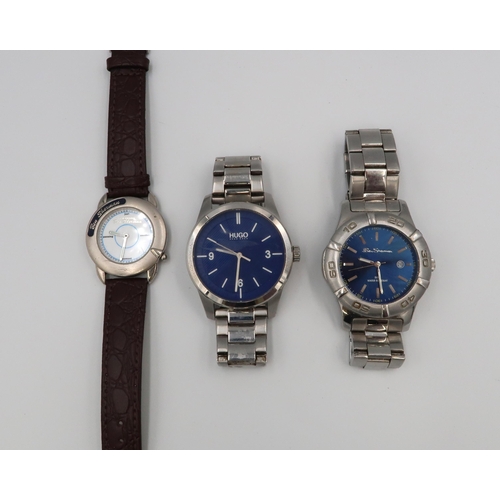 286 - A group of gentleman's good quality costume watches, comprising Ben Sherman 'Just Another Moment Pas... 