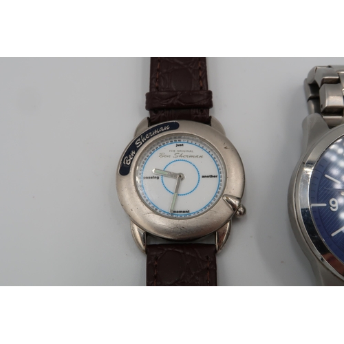 286 - A group of gentleman's good quality costume watches, comprising Ben Sherman 'Just Another Moment Pas... 