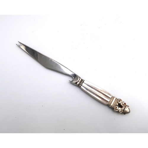 327 - A Georg Jensen bar knife / bottle opener