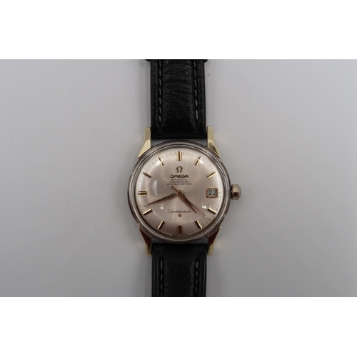 260 - An Omega Constellation chronometer gents wristwatch Cal 561 model number 168.005 1964 - recently ser... 