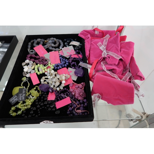 104 - A Quantity of Lola Rose Jewellery items to include Necklaces & Bracelets in pouches.