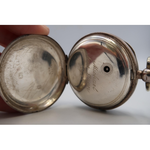 311 - A silver Waltham open face pocket watch. Weight 119.02