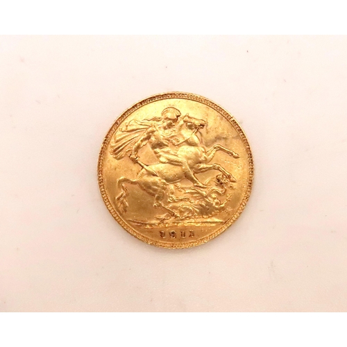407 - A Full Gold Sovereign Of George V, 1911 London. 

Weight: 8g
Condition: Fine
