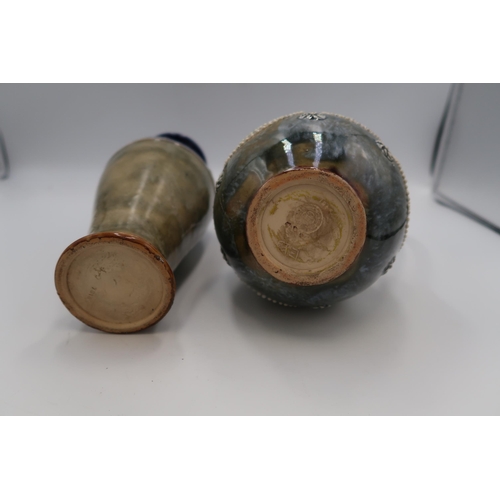 488 - A Royal Doulton jug and a Royal Doulton vase - both in good condition