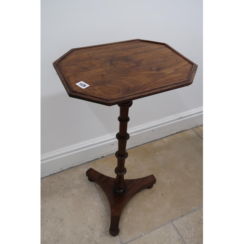 671 - A 19th century rosewood wine table - Height 75cm