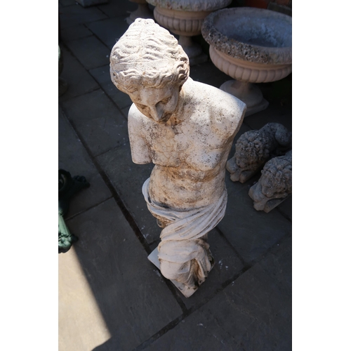 688 - A garden statue - Height 86cm