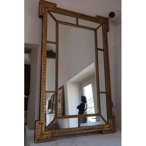 716 - A rectangular gilt mirror - 120cm x 75cm