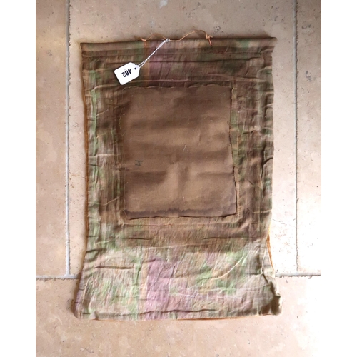 482 - A Tibetan Thangka, possibly 18th century, hand painted on cotton with central mandela having seated,... 