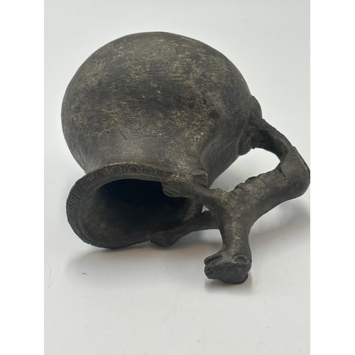 426 - A Leaded Bronze Roman Style 'Grand Tour' Bronze Askos. 

Size: 7cm High