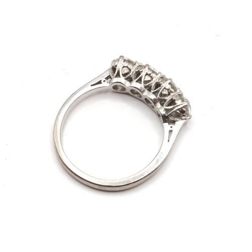 10 - An 18ct Gold & Diamond 4 Stone Eternity ring, 1.0ct, VS1/2, G/H. 

Diamond grade and size is approxi... 