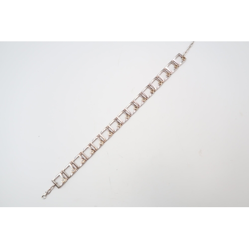 12 - A silver choker necklace - Length 37cm - approx weight 3 troy oz