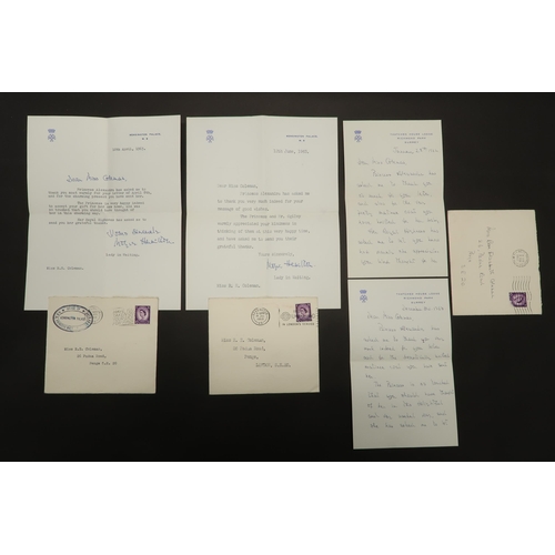 436 - A Group of Three Letters by the Lady In Waiting for Princess Alexandra. First Cousin to Queen Elizab... 