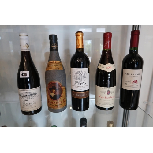 343 - A Group of Five Red Wine to include.2001 Faustino, Gran Reserva, 2012 Pirque Estate Cabernet Sauvign... 
