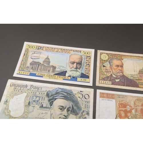 356 - A Group of 'Modern' French Paper Currency issued between 1954 - 1998.&nbsp;