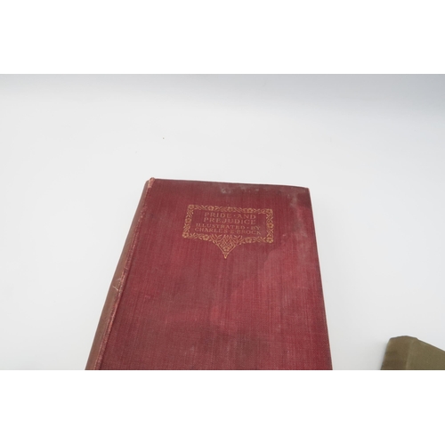 477 - A Group of Books to include Pride and Prejudice. Illustrated by Charles E. Brock, Early 1902 Edition... 