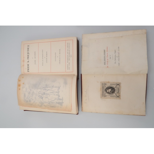 477 - A Group of Books to include Pride and Prejudice. Illustrated by Charles E. Brock, Early 1902 Edition... 